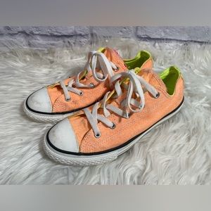 Converse All Star Light Orange Double Tongue Sneaker‎ junior Size 4